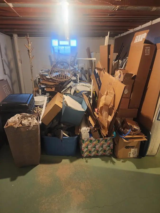 Roll-off dumpster container at job site for 20 Yard Dumpster Rental in Port Arthur